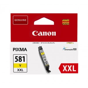 Tinteiro Original Canon CLI581XXL Amarelo - 1997C001