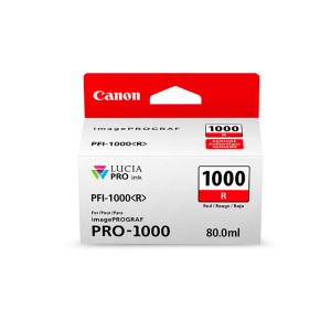 Tinteiro Original Canon PFI1000 Vermelho - PFI1000R/0554C001