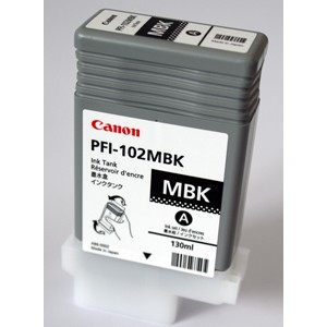 Tinteiro Original Canon PFI102 Preto Mate - 0894B001