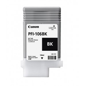 Tinteiro Original Canon PFI106 Preto - PFI106BK/6621B001