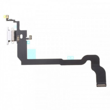 CABO FLEX CONECTOR DOCK DE CARREGAR PARA IPHONE X BRANCO