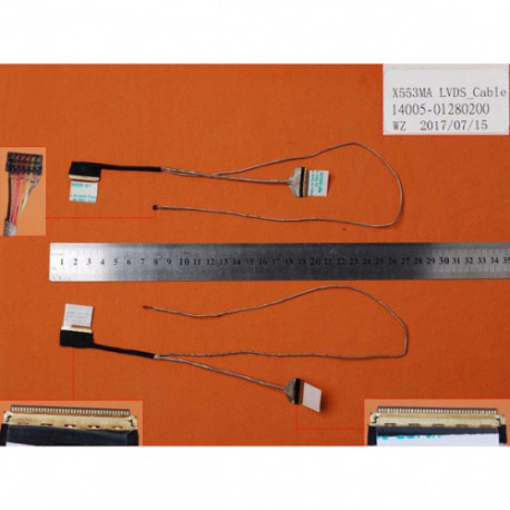 CABO FLEX PARA PORTATIL ASUS X553MA X553M X553 D553MA X503M X503MA R515MA 40PIN SIN MICRO VERSÃO 2 14005-01280200 1422-01UX0AS