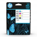  Pack 4 Tinteiros Originais HP 934 / 935 Combo ( 6ZC72AE 