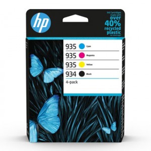  Pack 4 Tinteiros Originais HP 934 / 935 Combo ( 6ZC72AE 