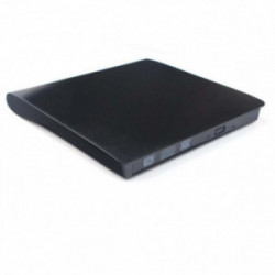 CARCAÇA LECTOR EXTERNO DVD-RW SATA 3.0 USB 9.5MM PRETO