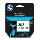 Tinteiro HP 303 Tricolor Original ( T6N01AE )