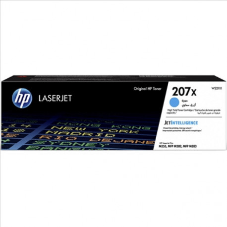 Toner HP LaserJet Original 207X Azul ( W2211X )