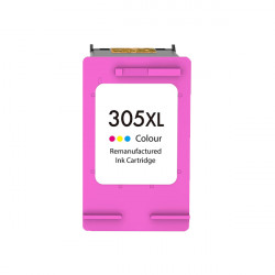 Tinteiro HP 305XL Tricolor ( 3YM63AE / 3YM60AE ) Reman Mostra nivel de tinta