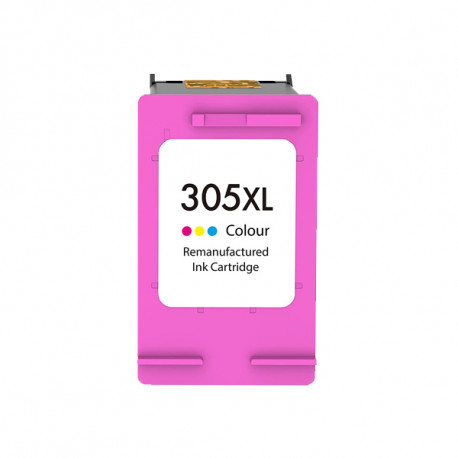 Tinteiro HP 305XL Tricolor ( 3YM63AE / 3YM60AE ) Reman Mostra nivel de tinta
