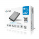 Caixa Externa Aisens ASE-2525GR 2,5" SATA I-II-III de 9,5 mm para USB 3.0/USB 3.1 GEN1 - cinza