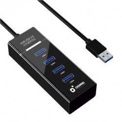 HUB USB Cromad USB 3.0 30cm 5 Gbps - 4 portas USB3.0 CR1119