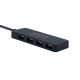 HUB USB 2.0 Aisens - Tipo A Macho para 4 X USB2.0 - 30cm - Cor Preta A104-0402