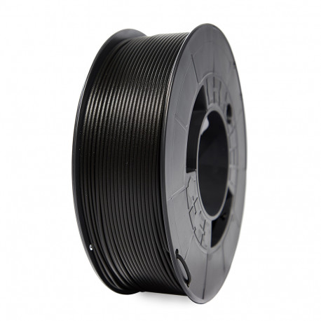 Filamento PETG 3D - Diâmetro 1,75mm - Bobins 1kg - Cor Preto