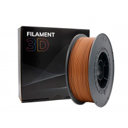 Filamento PLA 3D - Diâmetro 1,75mm - Bobina 1kg - Cor Marrom