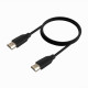 Cabo HDMI Aisens V2.0 Premium Alta Velocidade / Hec 4K@60Hz 18Gbps - A/MA/M - 1,0m - Cor Preto