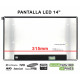 DISPLAY INSYS 14P GW1-W148 | 14P WH1-140P - 14.0" FHD IPS 30 PINS