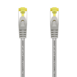 Cabo de rede RJ45 LSZH Cat.7 600 Mhz S/FTP PIMF AWG26 - 1.0M - Cor cinza