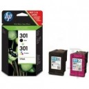 PACK HP 301 PRETO+301 CORES ORIGINAL- J3M81AE