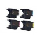 Pack 4 Tinteiros Compativeis Brother LC1280 XL BK-C-M-Y