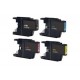 Conjunto 4 Tinteiros Brother LC1220 / 1240 BK-C-M-Y
