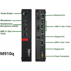 LENOVO M910Q MINI I5-6500T | 8 GB | SSD 256 GB | W11 PRO RECONDICIONADO