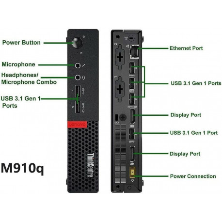 LENOVO M910Q MINI I5-6500T | 8 GB | SSD 256 GB | W11 PRO RECONDICIONADO