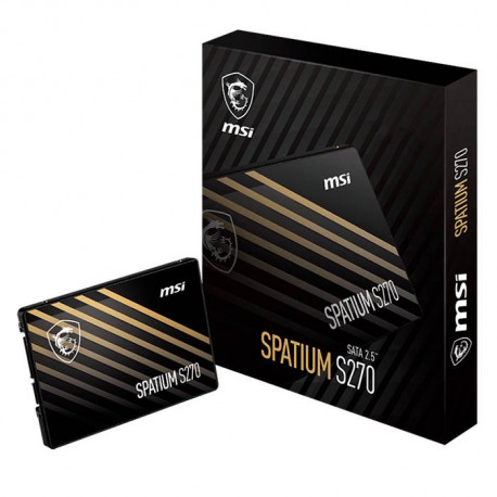 SSD 2.5 SATA MSI 240GB SPATIUM S270 -500R/400W-55/80K IOPS 