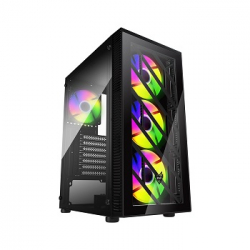 CAIXA ATX FSP CMT192 PRETA 4X FAN 120MM FRGB