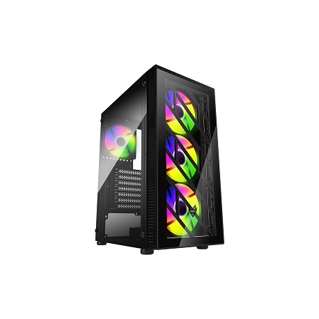 CAIXA ATX FSP CMT192 PRETA 4X FAN 120MM FRGB