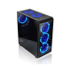 Caixa PC L-Link Avatar USB 3.0 com Janela LED Azul