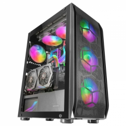 Caixa Extended-ATX Mars Gaming MC-KX ARGB Vidro Temperado Preta 5 Ventiladores incluídos