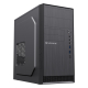 Caixa PC UNYKAch AERO C12 V2 Caixa Micro-ATX USB 3.0/Tipo-C/Audio HD Preta