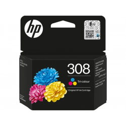 TINTEIRO HP 308 ORIGINAL TRICOLOR ( 7FP20UE )