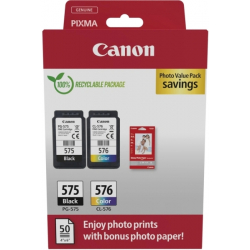 Conjunto 2 Tinteiros Canon PG-575 + CL-576 Original