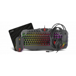 Teclado + Rato + Headset + Tapete 1Life All 4 One Gaming Benfica