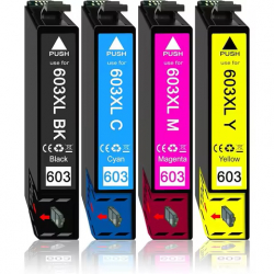 Pack 4 Tinteiros Compatíveis Epson 603 XL (Série Estrela-do-mar)