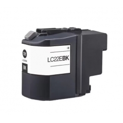 Tintero Brother LC22E LC22EBK Compativel Preto 
