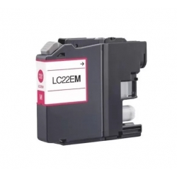 Tintero Brother LC22E LC22EM Compativel Magenta 