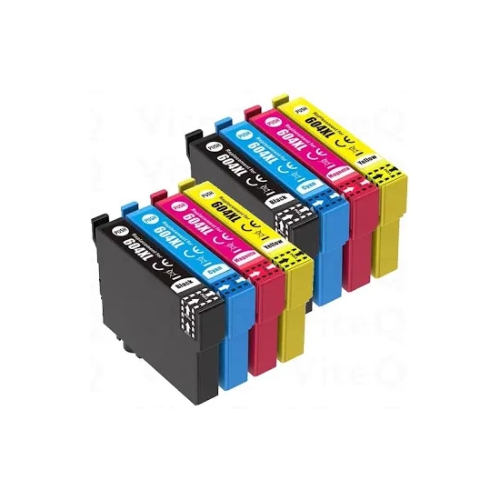 PACK 8 TINTEIROS EPSON 604XL COMPATÍVEIS