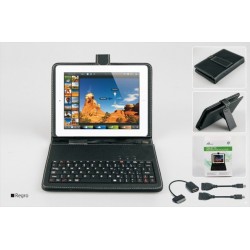 CAPA C/ TECLADO 9" LEATHER BLACK