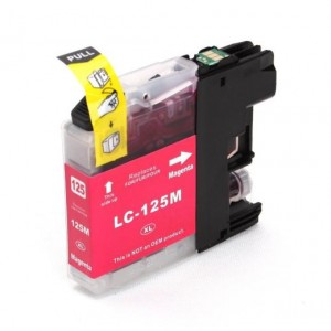 Tinteiro Compativel Brother LC125 XL Magenta ( Nova versão )