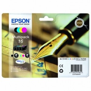 Pack 4 Tinteiros Epson 16 C13T16264020