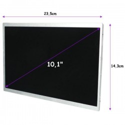 DISPLAY 10,1 LED WSVGA GLOSSY (LEFT) 