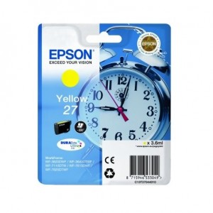 Tinteiro Epson 27 Amarelo Wf-3620-40/Wf-7110-7610-7620