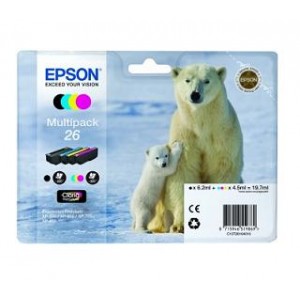 Pack 4 Tinteiros Originais Epson t2616 C13T26164010