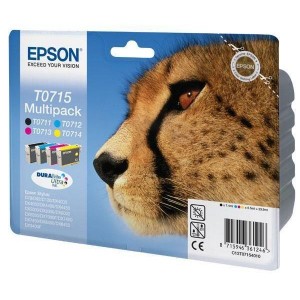 Pack 4 Tinteiros EPSON T0711 / T0712 / T0713 / T0714 C13T07154010