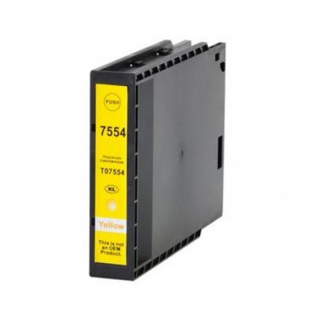 Tinteiro Epson Compatível T7554 / T7564 Amarelo