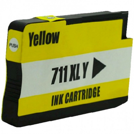 Tinteiro HP Compatível 711 Amarelo