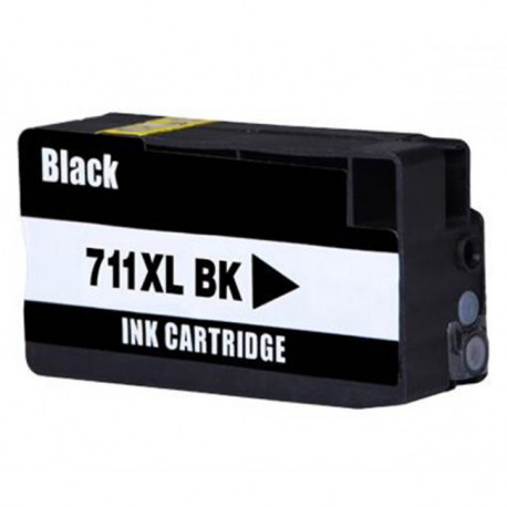 Tinteiro HP Compatível 711 XL Preto