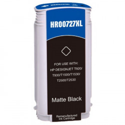 Tinteiro HP Compatível 727 Preto Mate